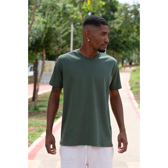 Camiseta Premium Verde Militar