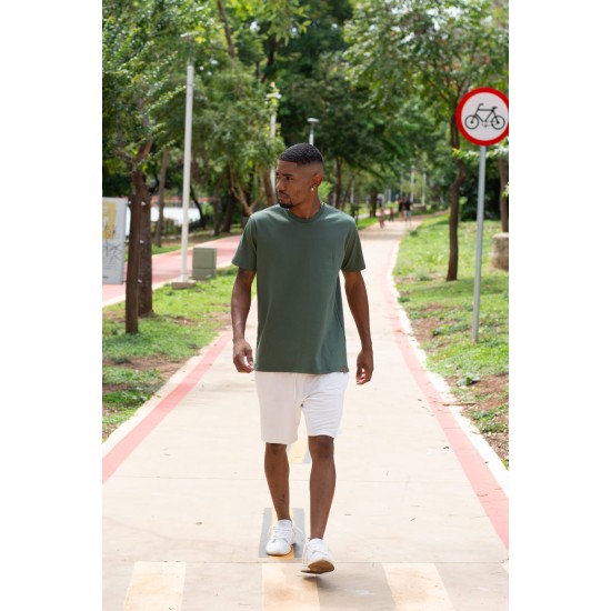 Camiseta Premium Verde Militar