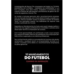 Livro: Os 10 Mandamentos do Futebol - Marcos Tito - Autografado