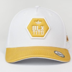 Boné BlackTito Branco/Dourado BLK